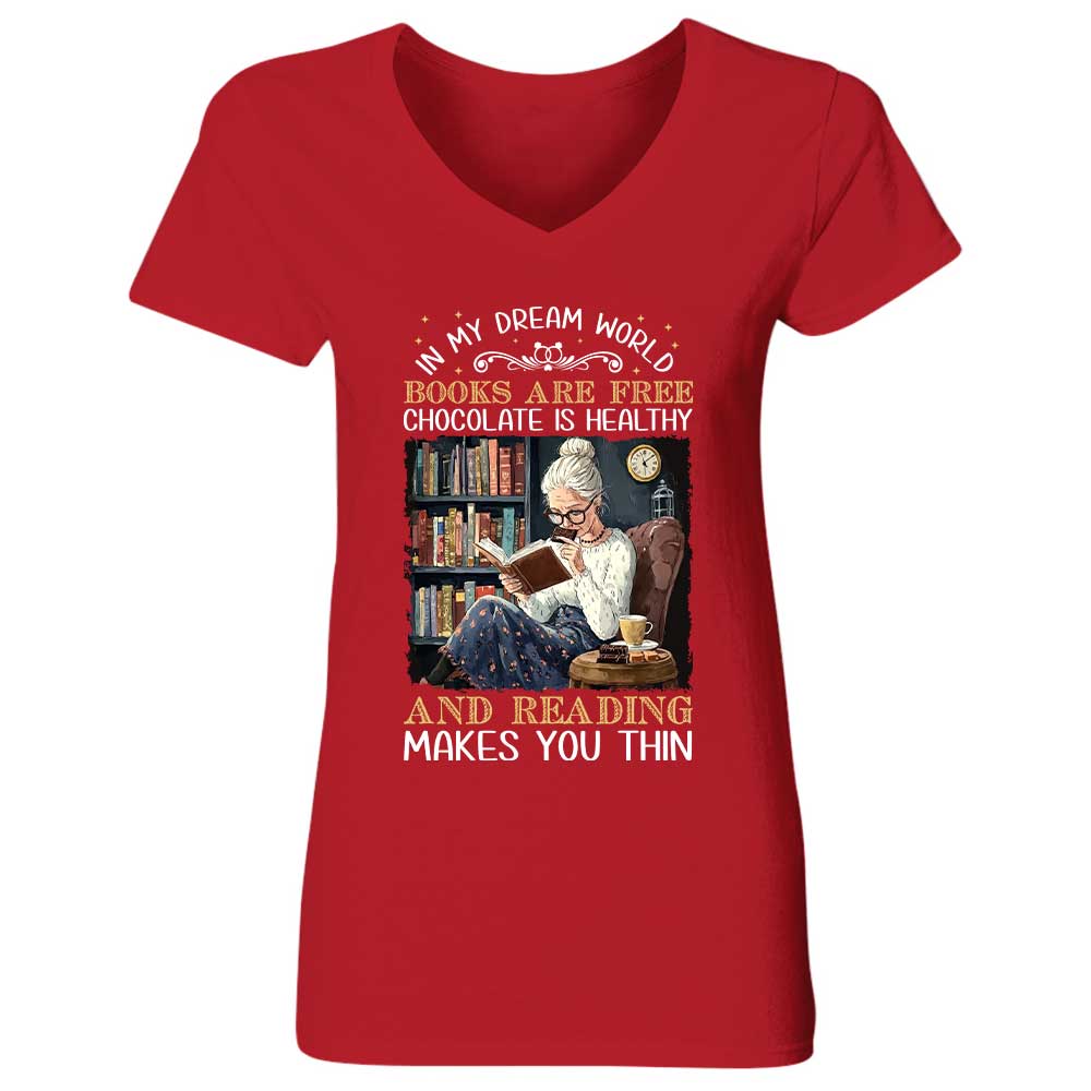 Women's V-neck T-shirt TSVB744
