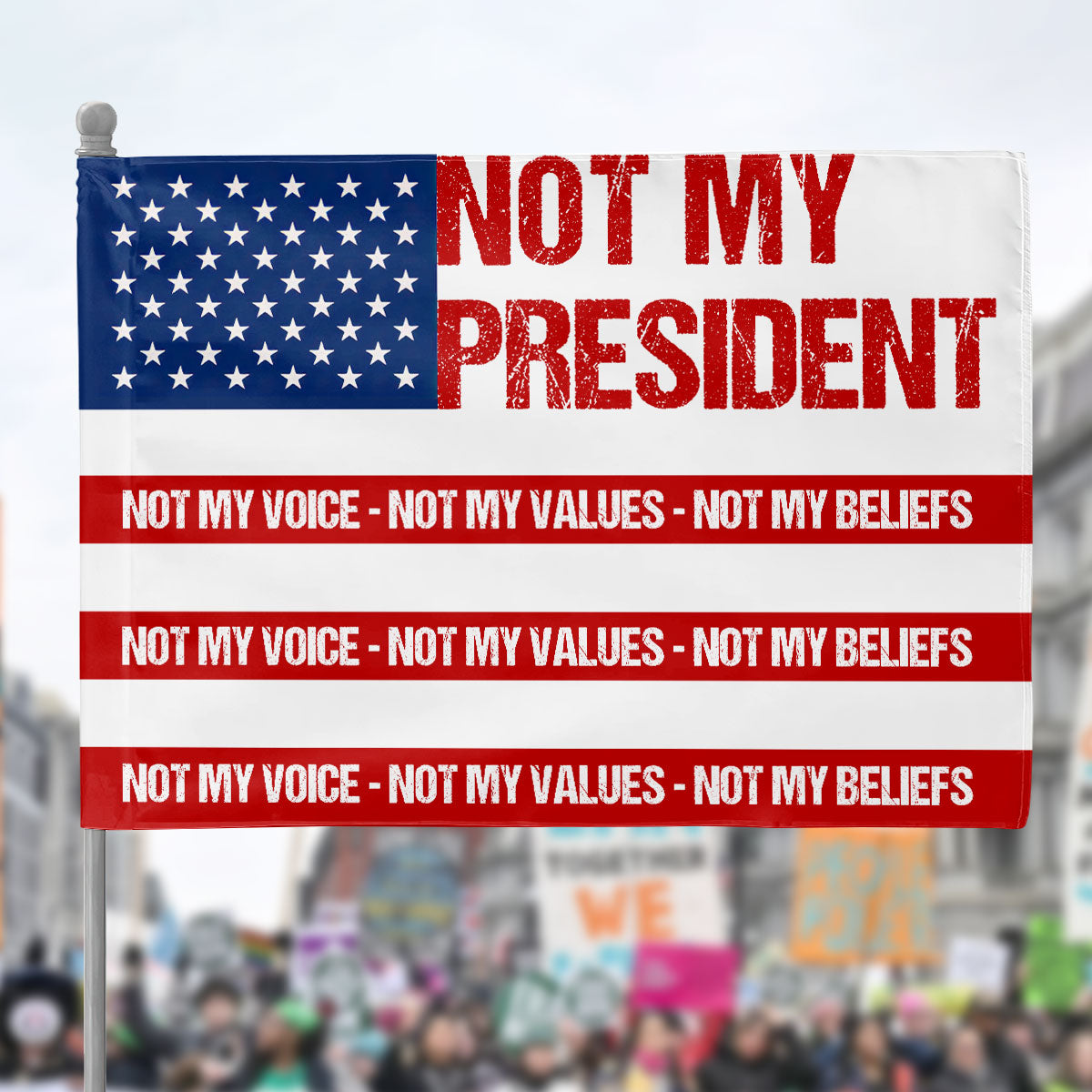 Not My President - House Flag