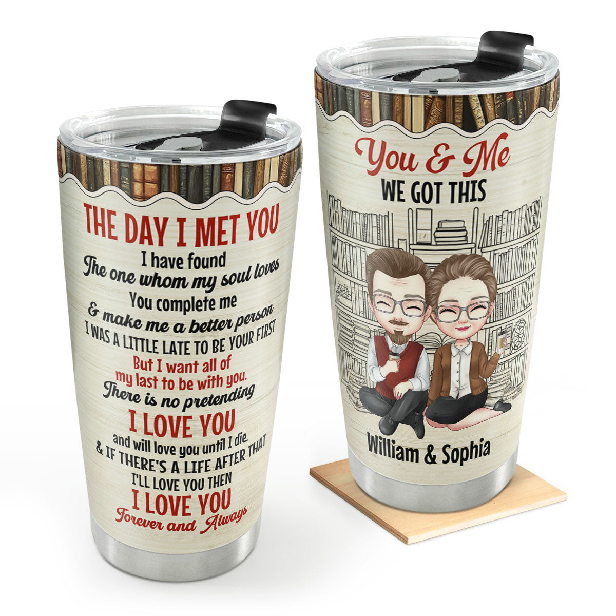 You & Me We Got This - Personalized Stainless Steel Tumbler