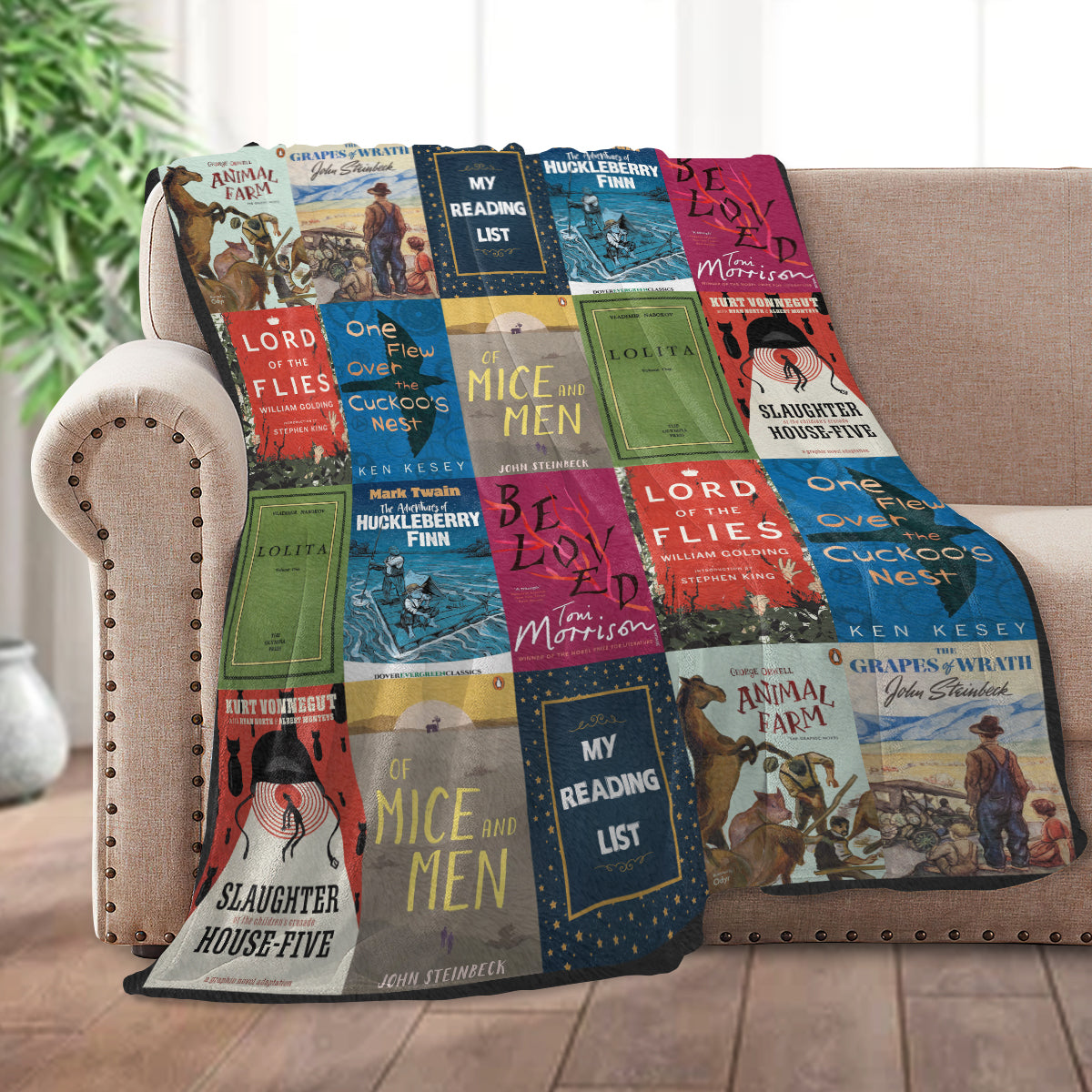 My Reading List - Personalized Fleece Blanket