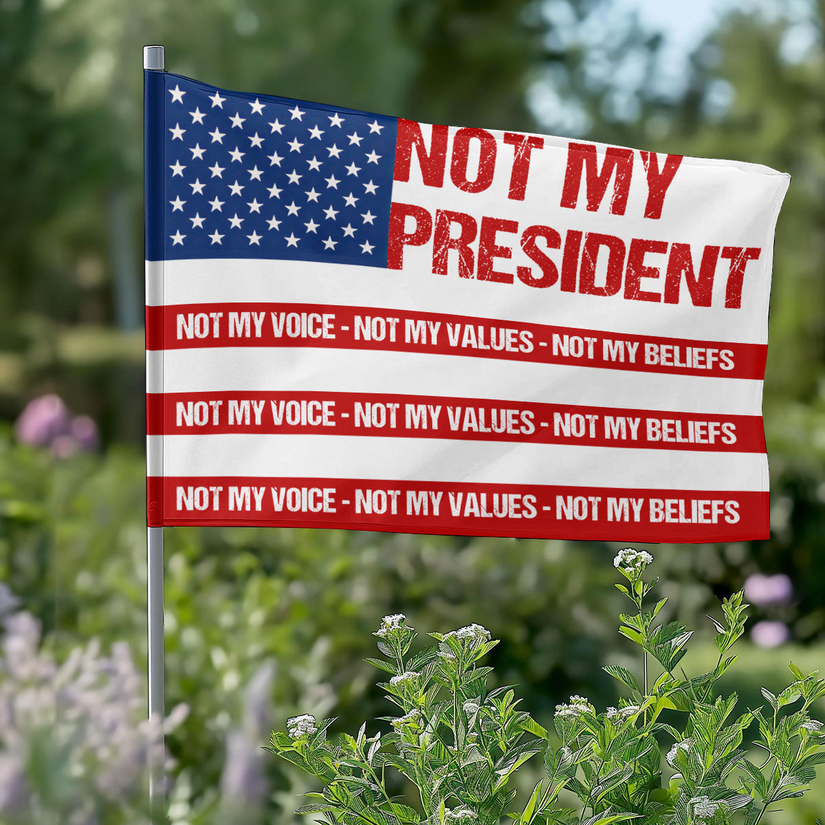 Not My President - House Flag