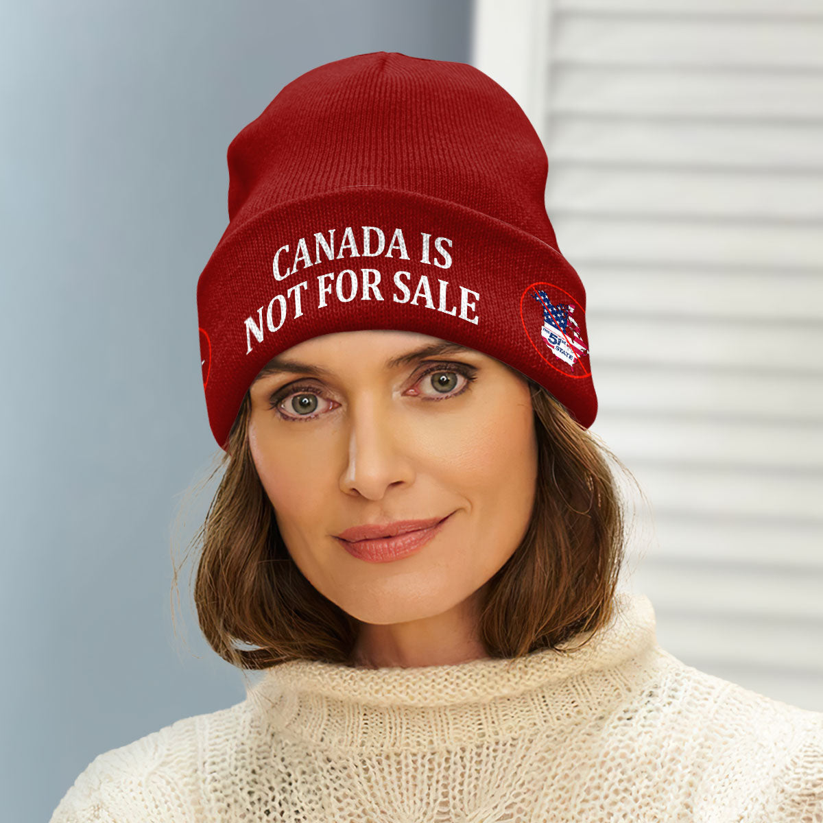 Canada Is Not For Sales - Personalized Knit Beanie Hat