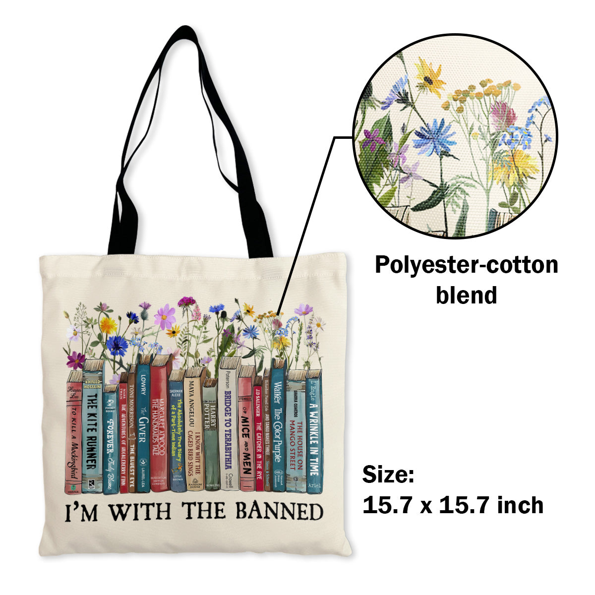 I'm With The Banned Book Lovers Gift TBW543