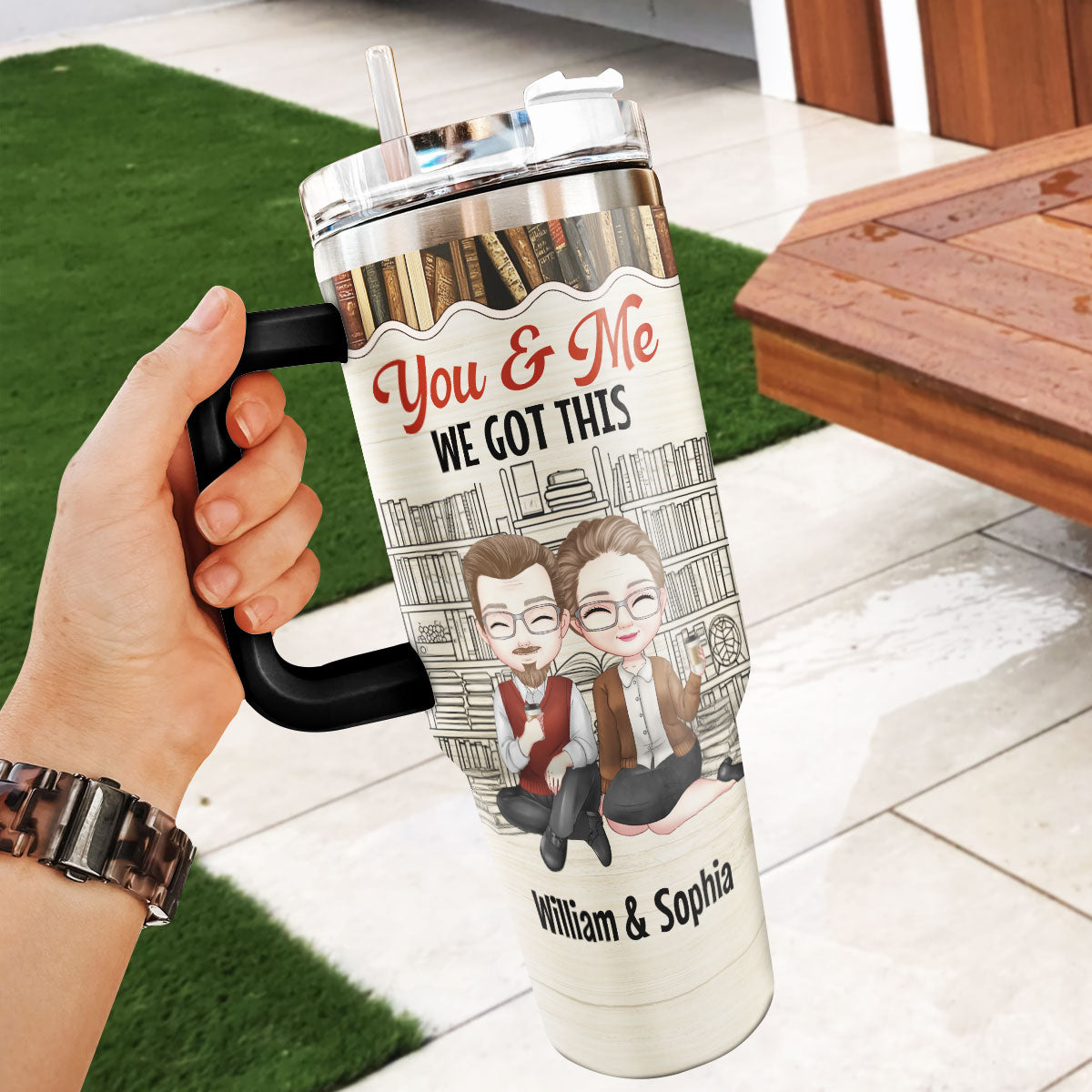 You & Me We Got This - Personalized Stainless Steel Tumbler