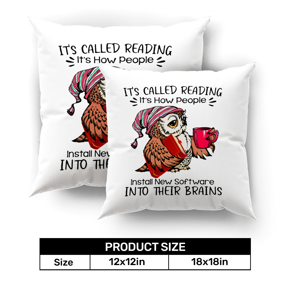 It's Called Reading It's How People Install New Software Into Their Brains Book Lovers Gift PILS25