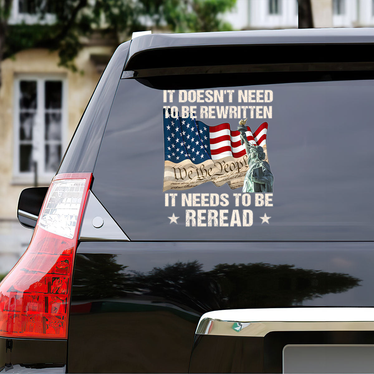 It Doesn't Need To Be Rewritten It Needs to be Reread - Sticker
