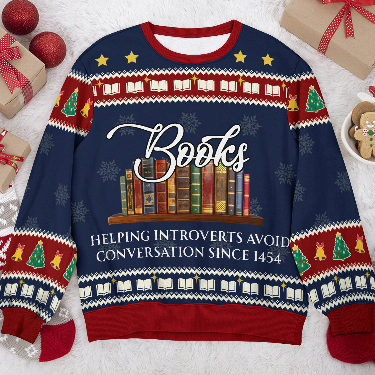 Helping Introverts Avoid Conversation - Personalized 3D Sweatshirt
