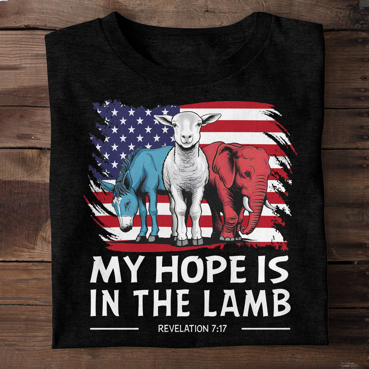 My Hope Is In The Lamb - Personalized Unisex T-shirt