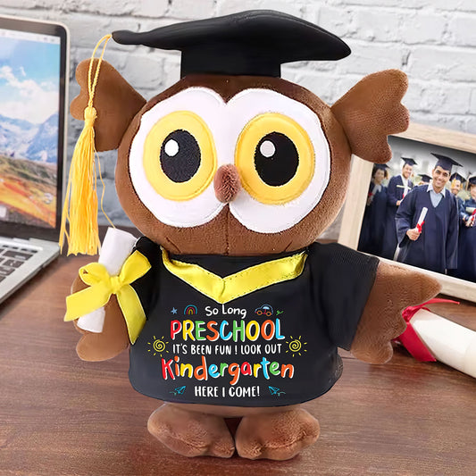 Kindergarten Here I Come - Personalized Graduation Owl