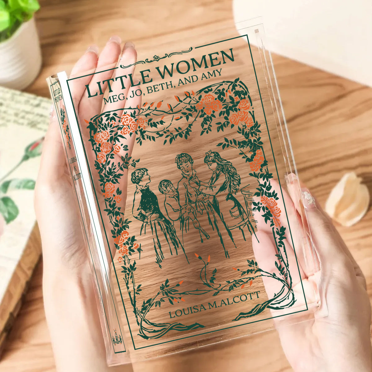 Little Women - Personalized Acrylic Book Vase