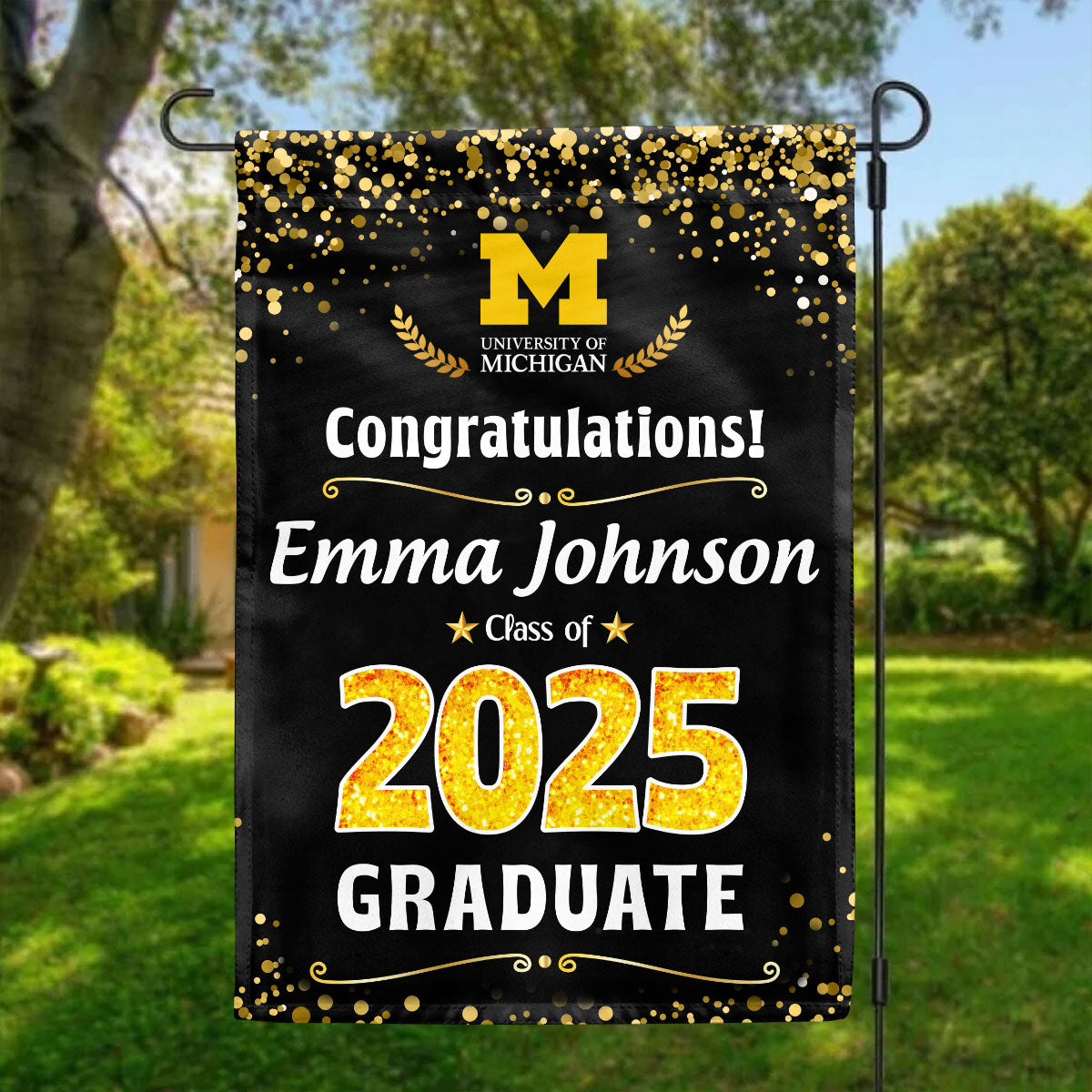 Custom Graduation - Personalized Garden Flag