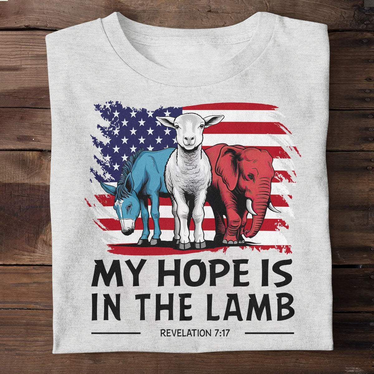 My Hope Is In The Lamb - Personalized Unisex T-shirt
