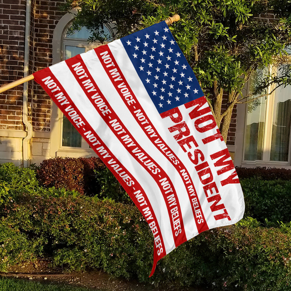 Not My President - House Flag