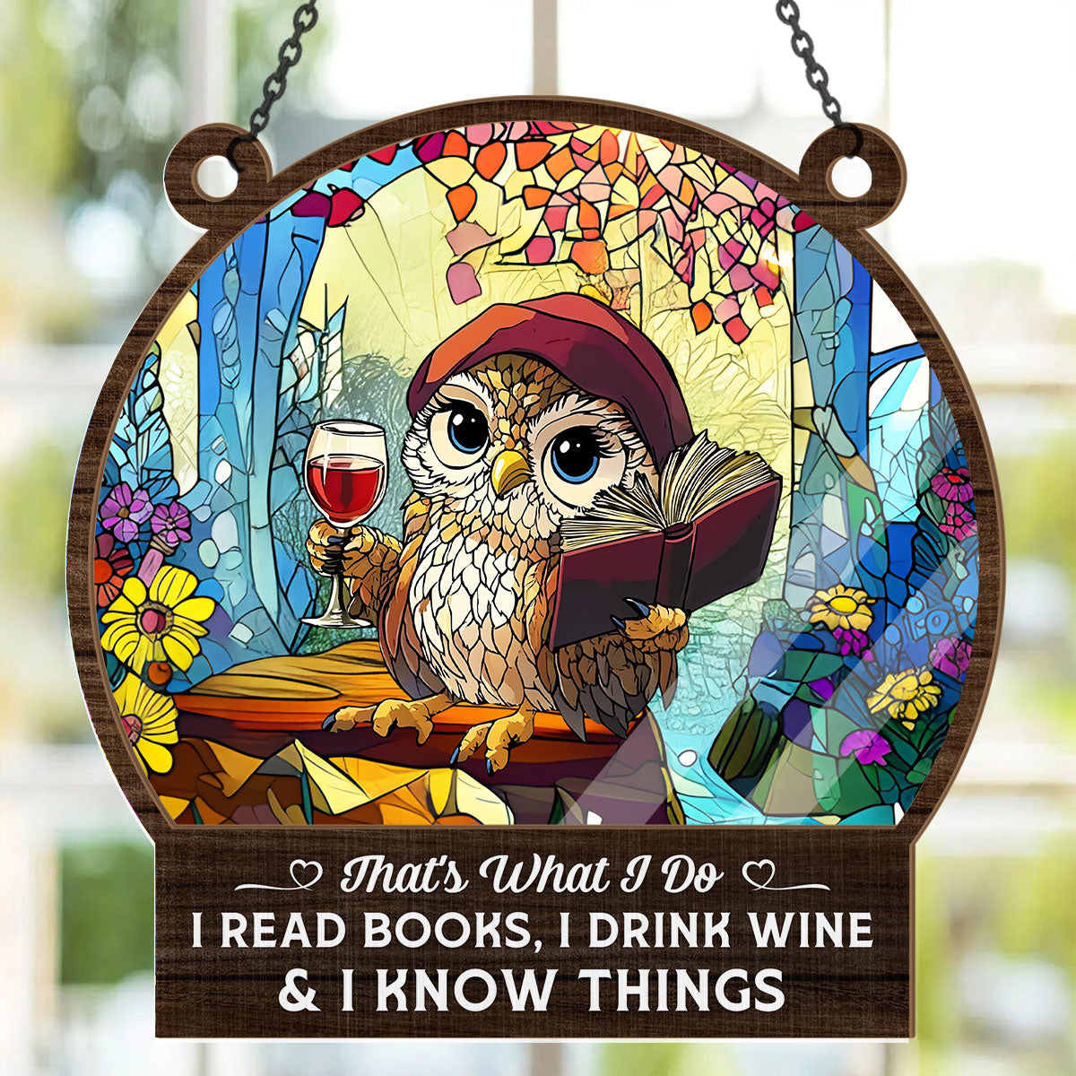 That's What I Do - Window Hanging Suncatcher