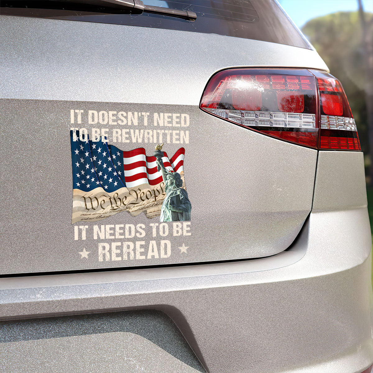 It Doesn't Need To Be Rewritten It Needs to be Reread - Sticker