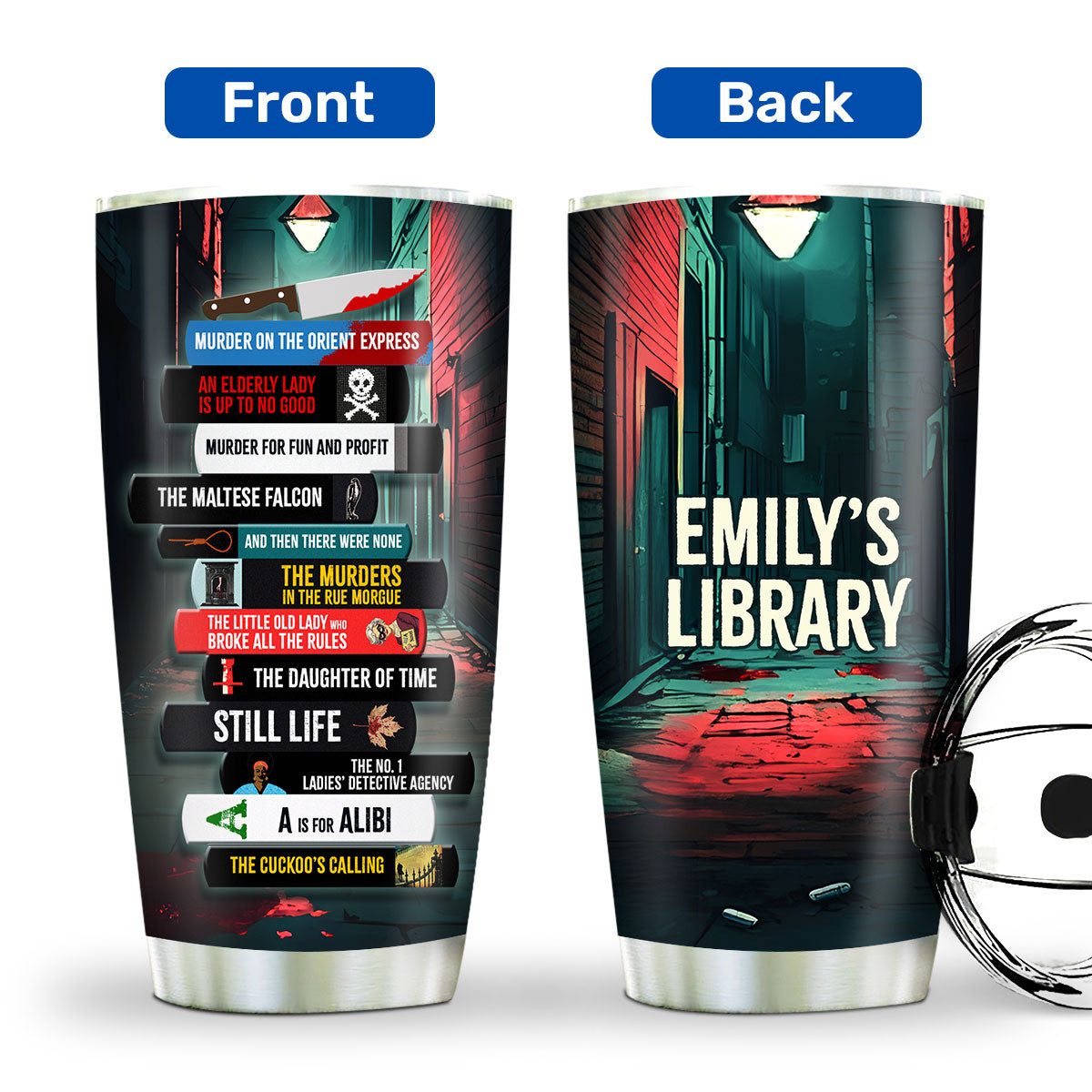 Murder 101 - Personalized Stainless Steel Tumbler