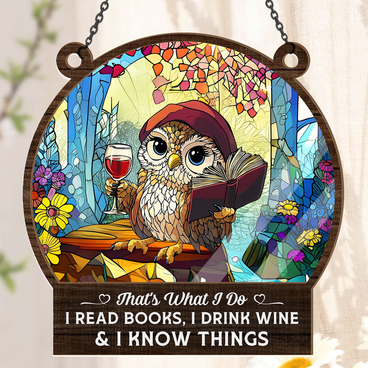 That's What I Do - Window Hanging Suncatcher