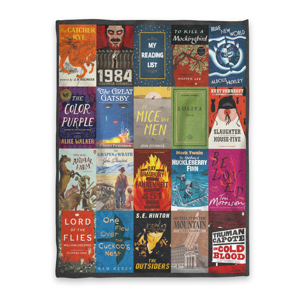 My Reading List - Personalized Fleece Blanket