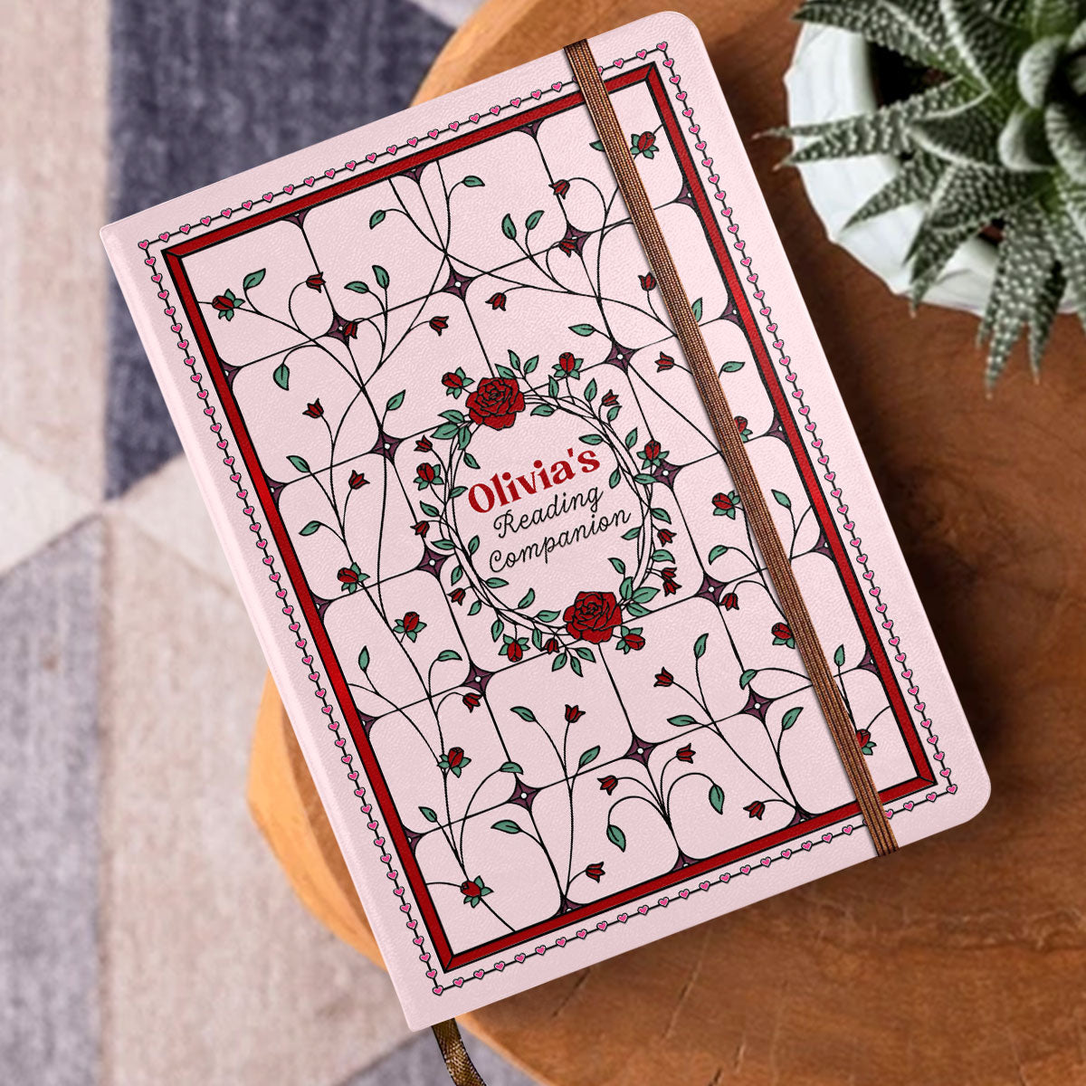 My Reading Companion - Personalized Leather Cover Notebook