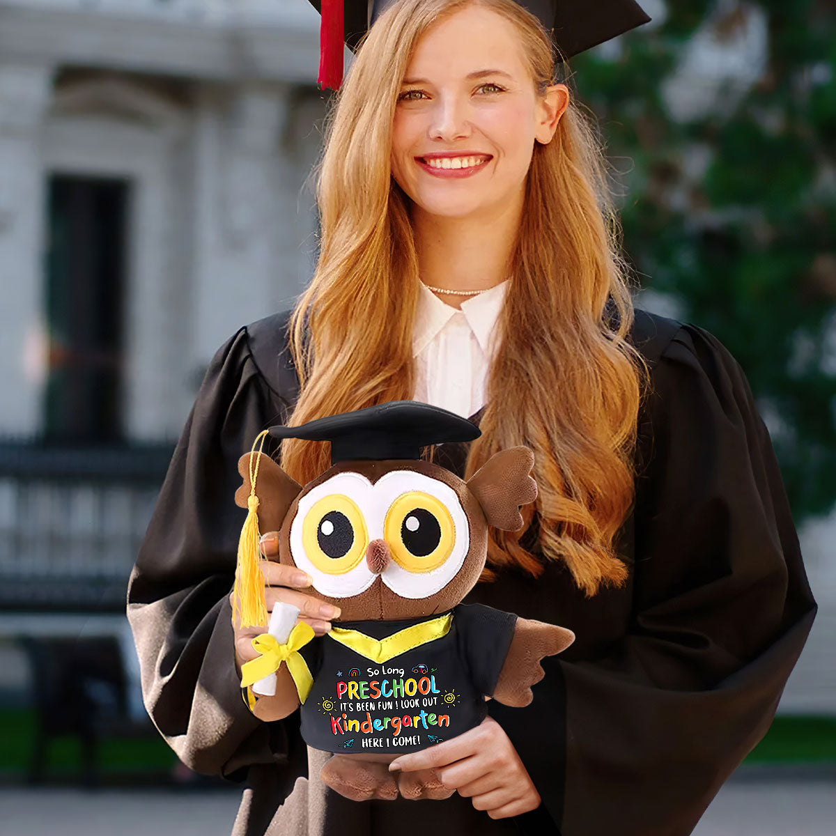 Kindergarten Here I Come - Personalized Graduation Owl