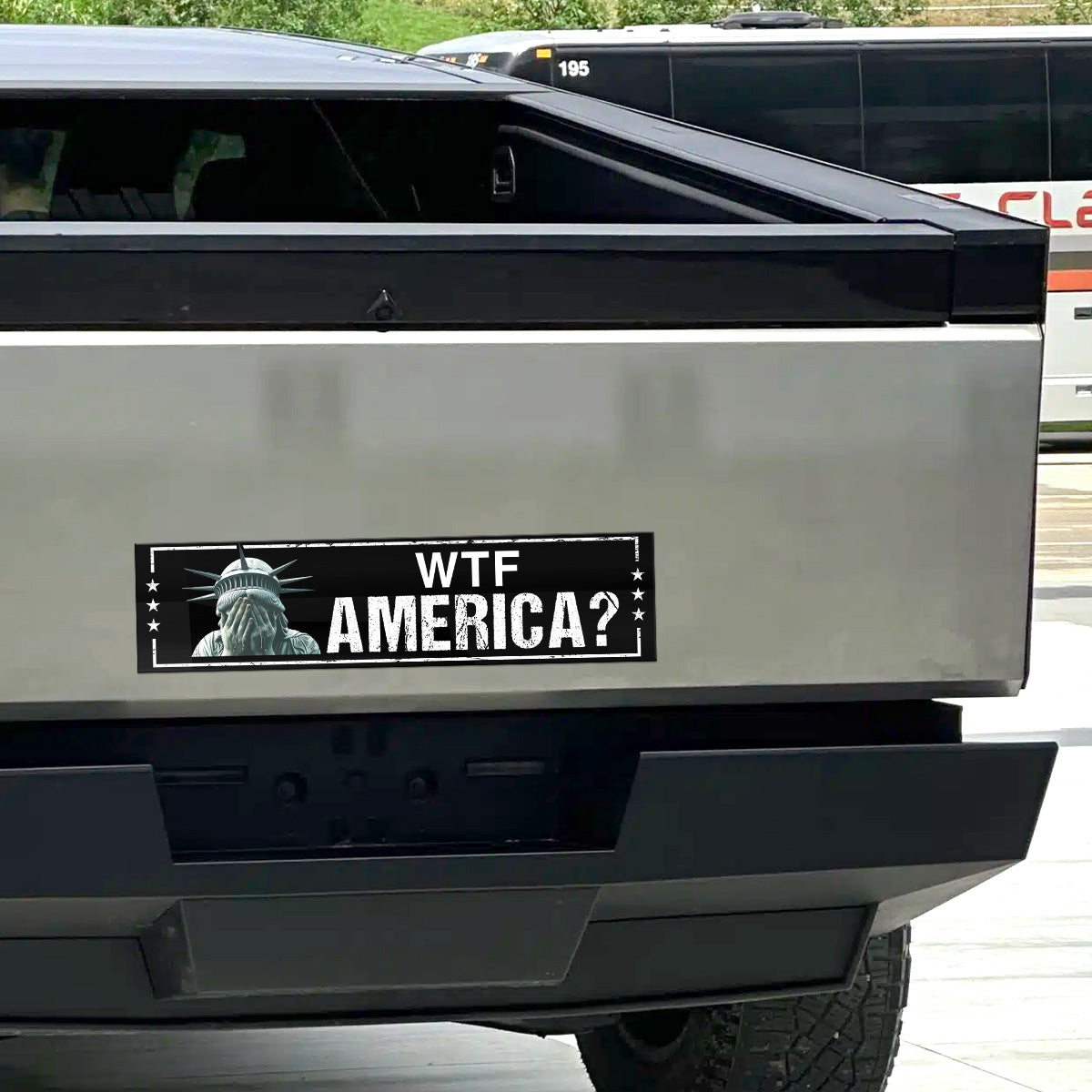 WTF America? - Car Bumper Sticker