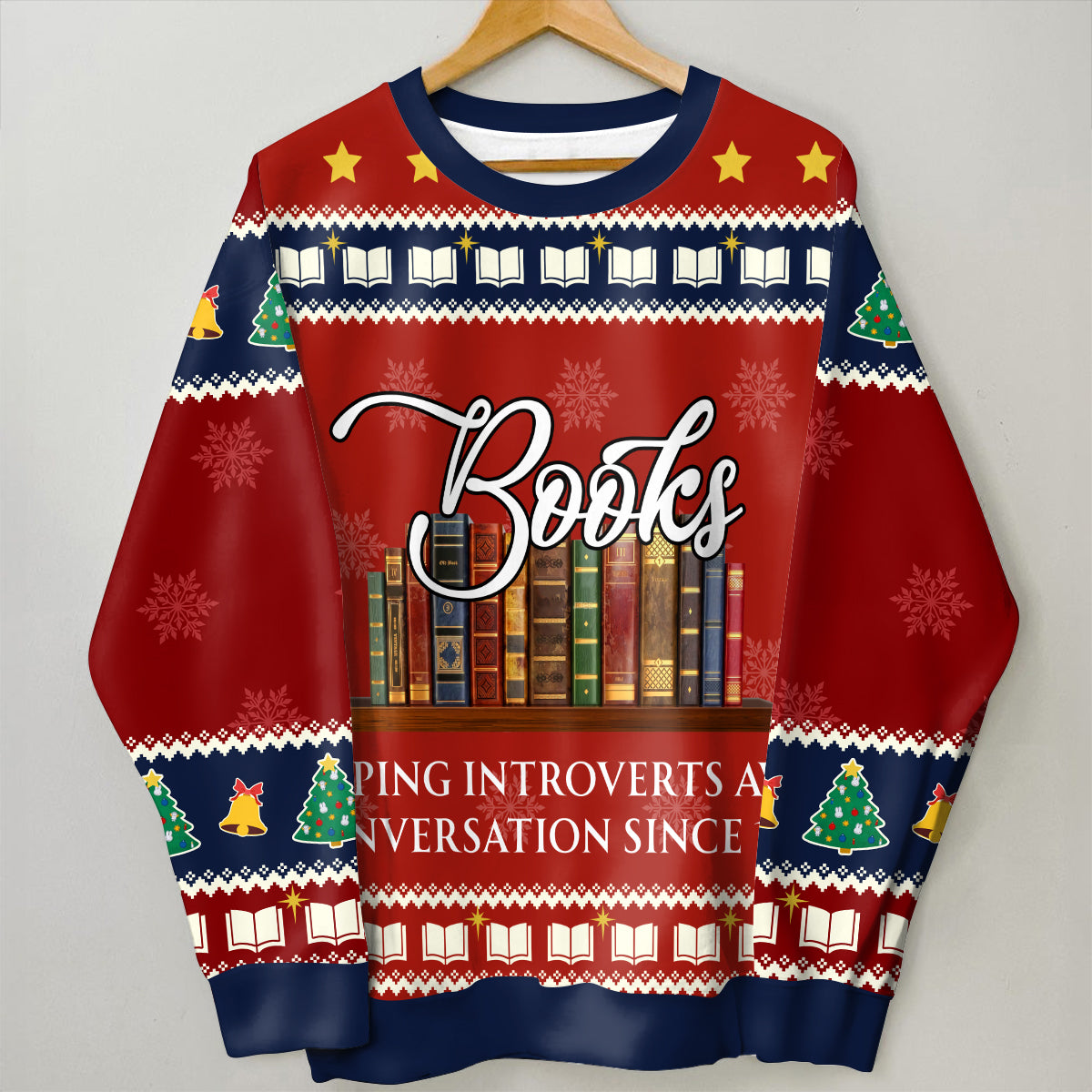 Helping Introverts Avoid Conversation - Personalized 3D Sweatshirt