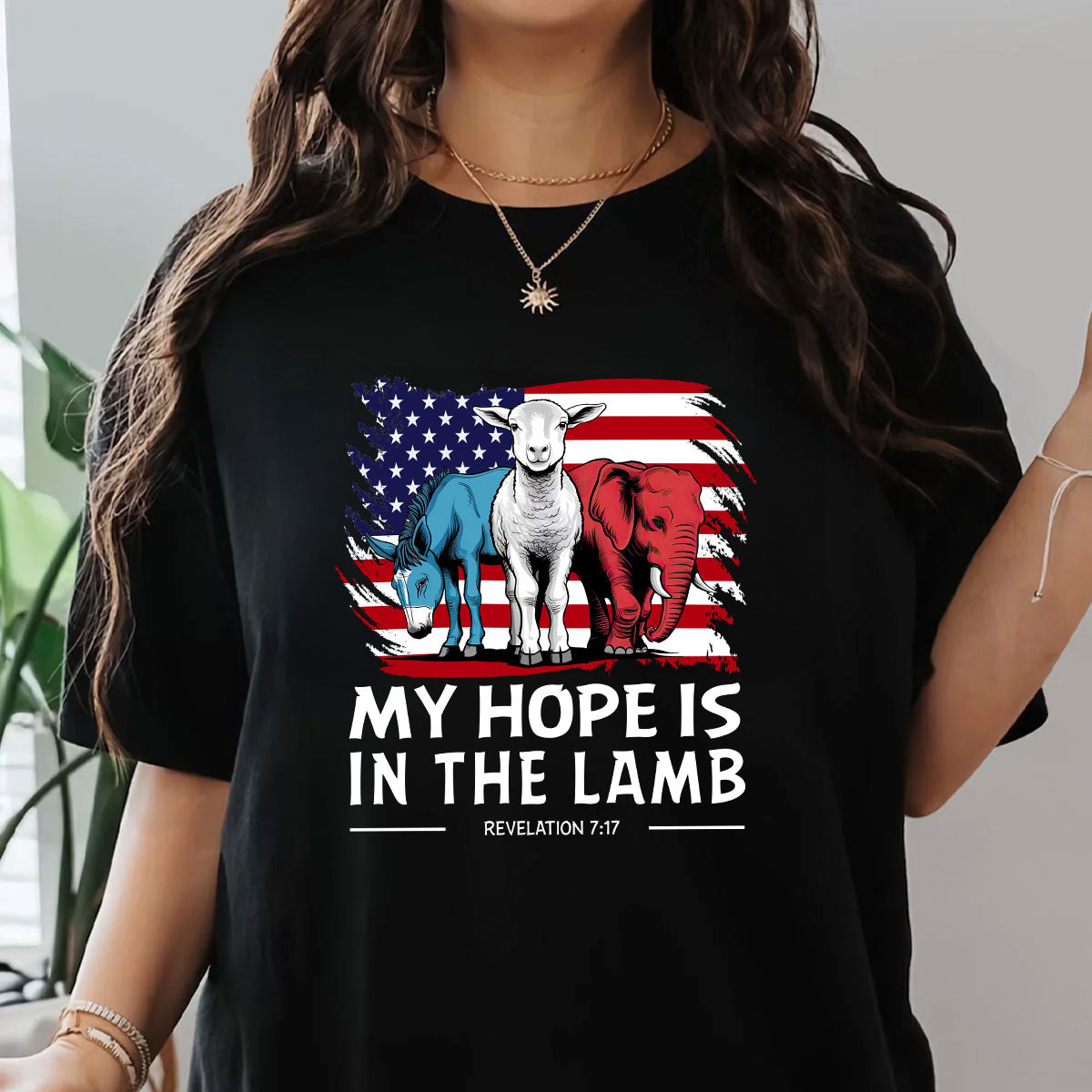 My Hope Is In The Lamb - Personalized Unisex T-shirt