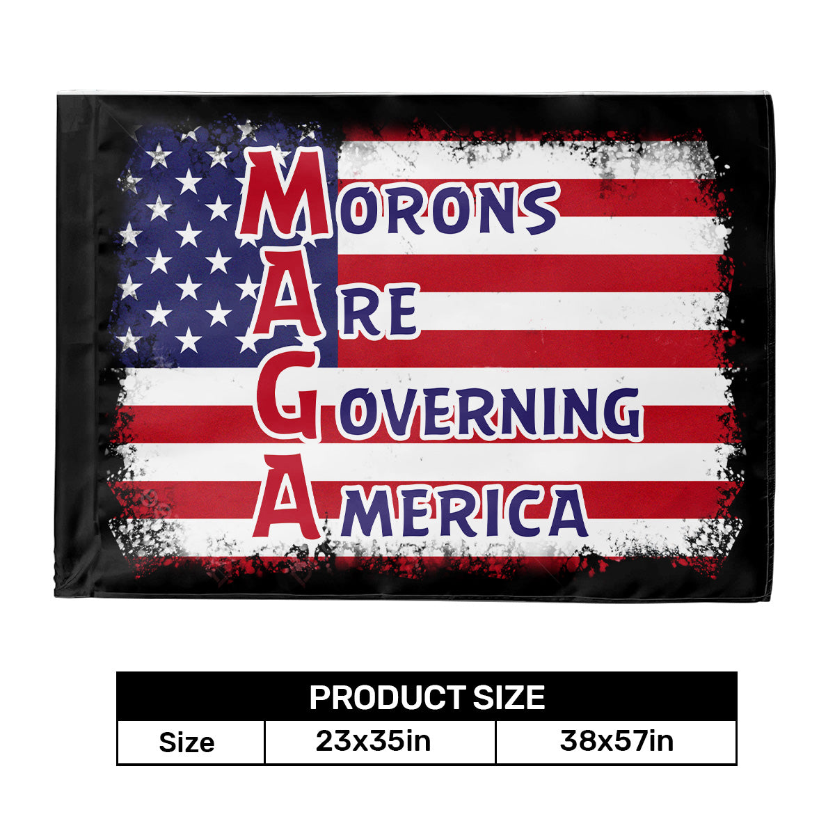 Morons Are Governing America - House Flag
