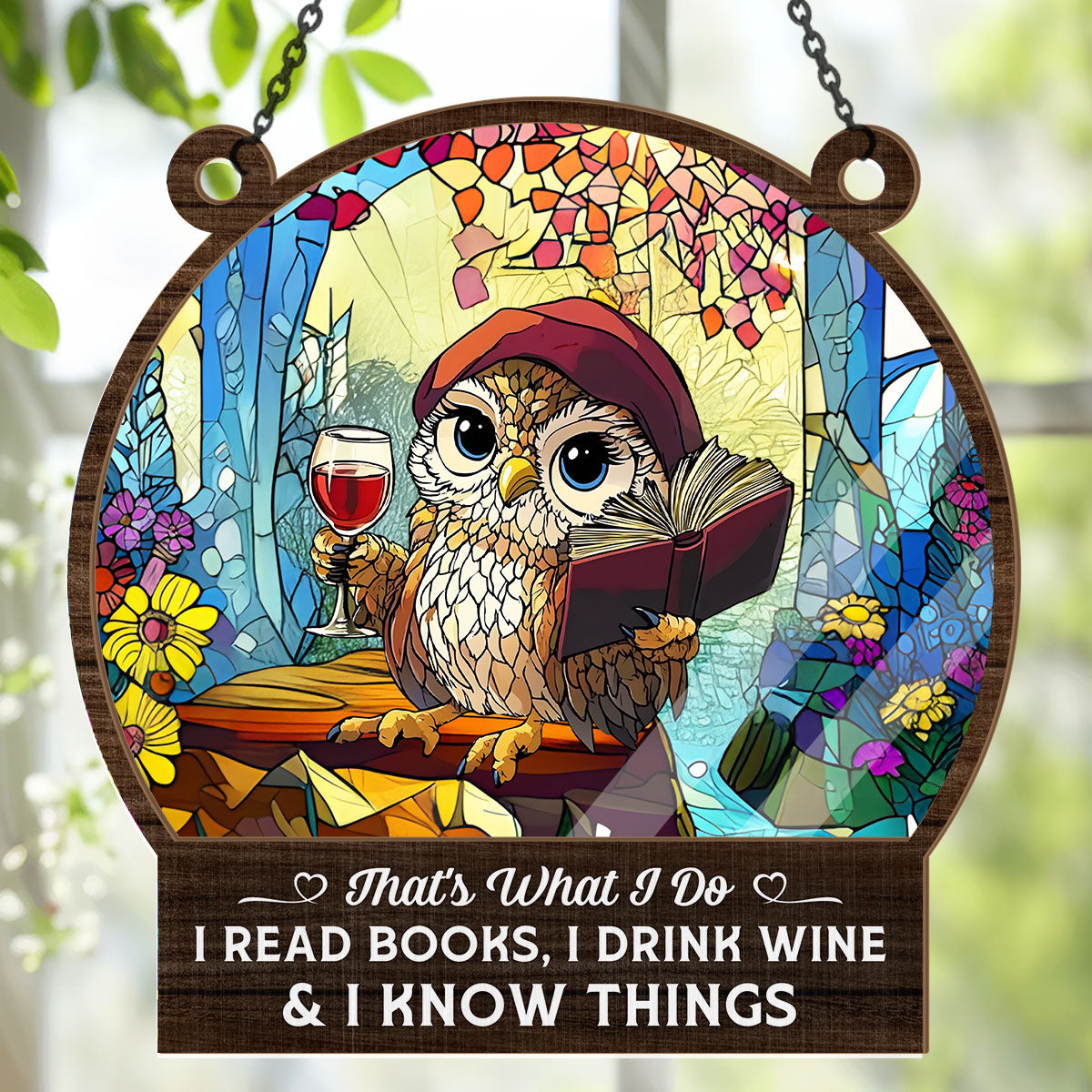 That's What I Do - Window Hanging Suncatcher