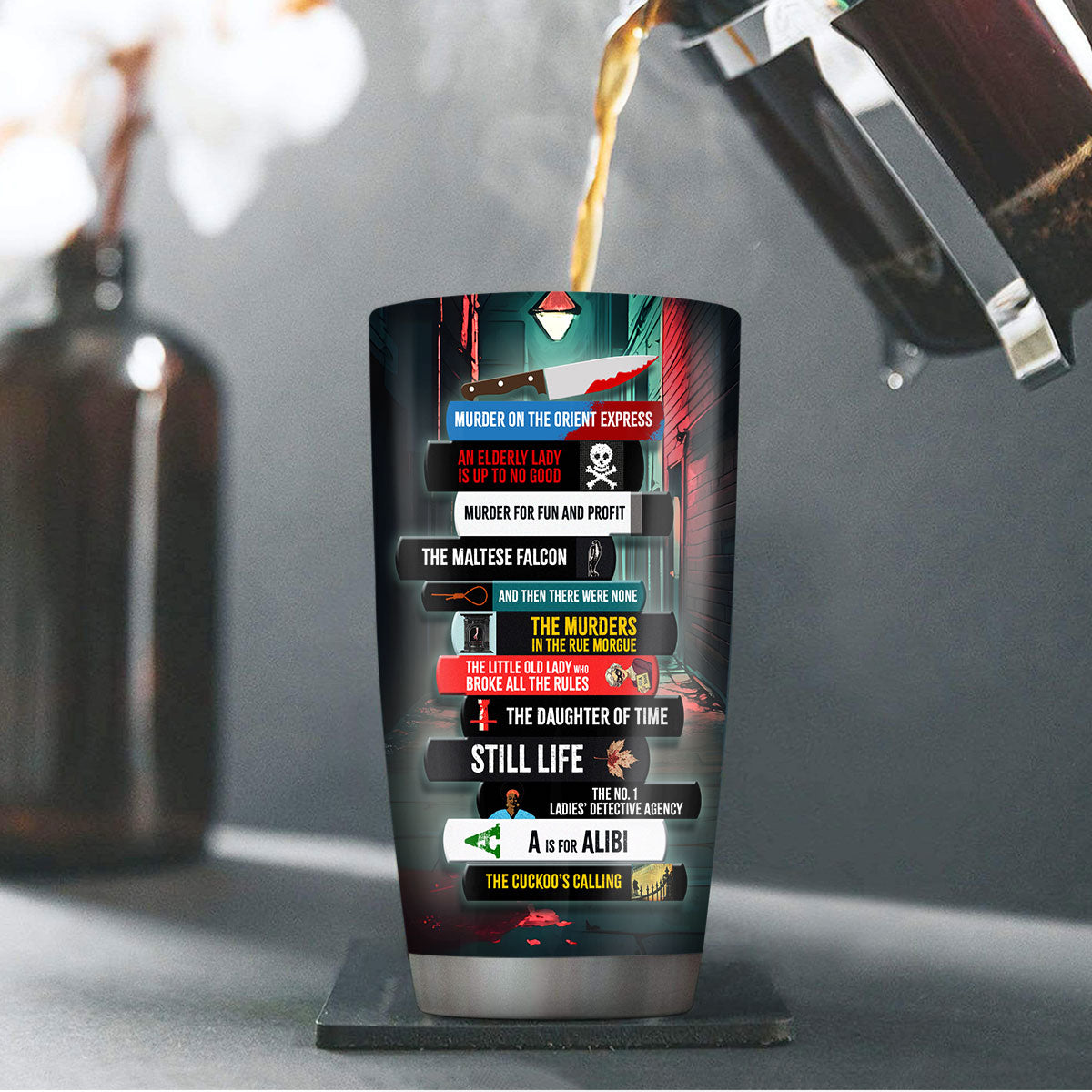 Murder 101 - Personalized Stainless Steel Tumbler