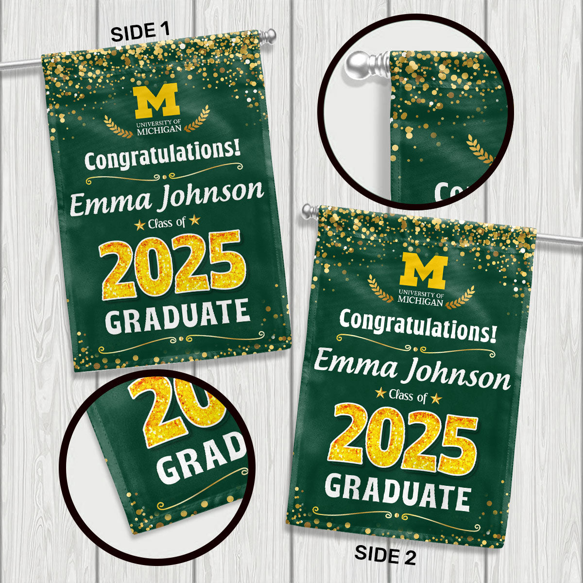Custom Graduation - Personalized Garden Flag