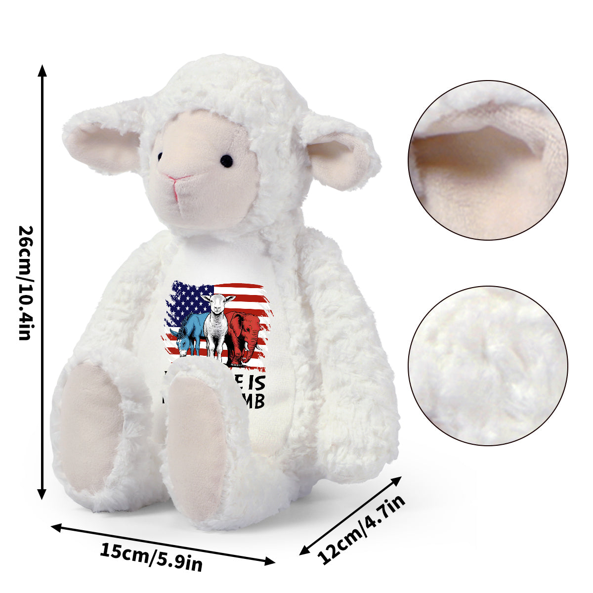 My Hope Is In The Lamb - Stuffed Lamb