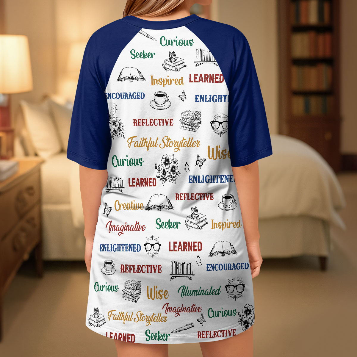 God Says I Am - Personalized Sleep Tee
