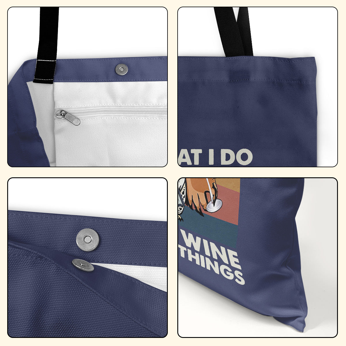 I Drink Wine And I Know Things Book Lovers Gift TBF12