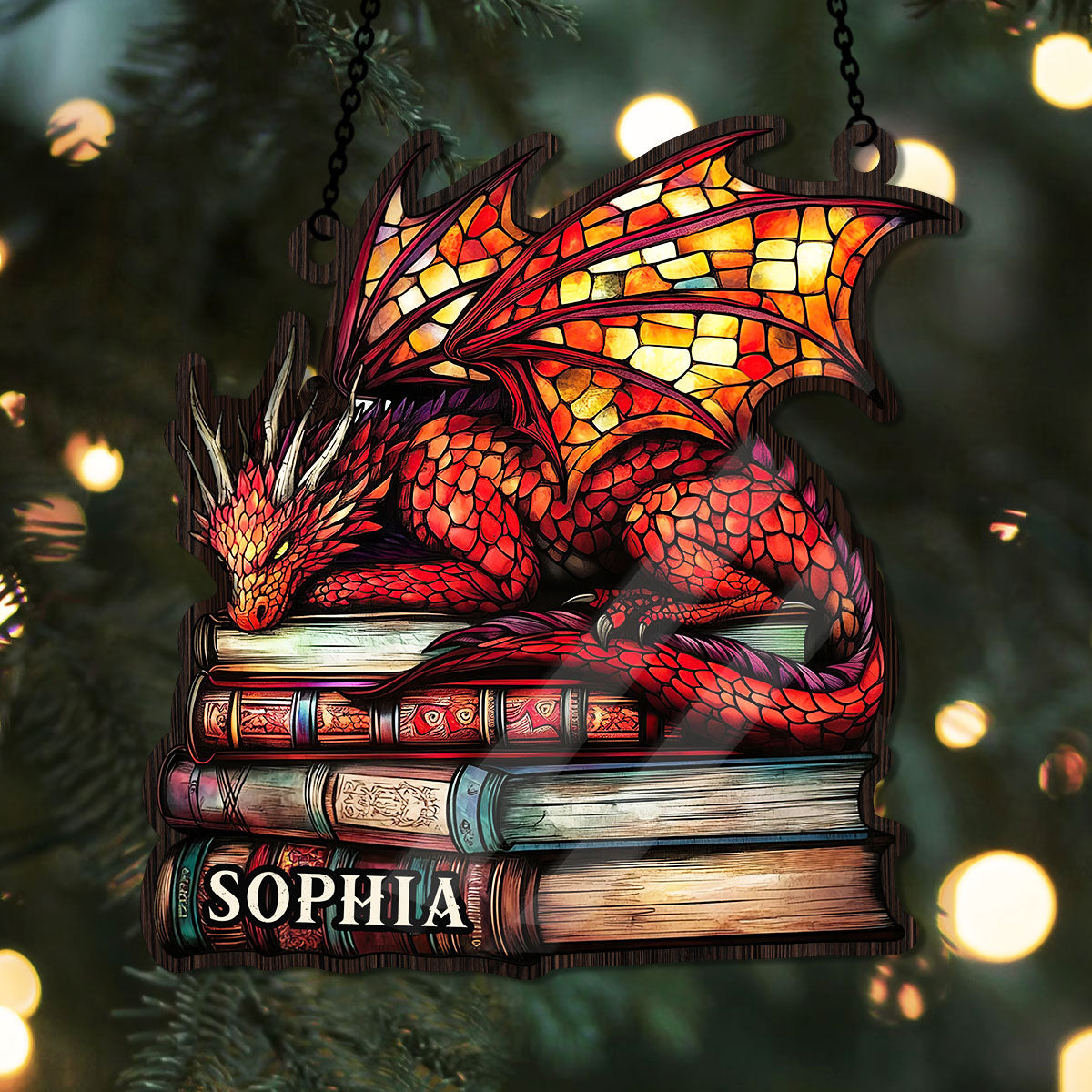 Fantasy Dragon - Personalized Window Hanging Suncatcher