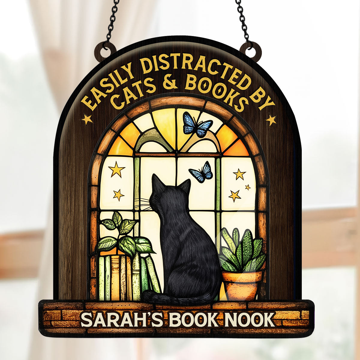 Your Book Nook - Personalized Window Hanging Suncatcher