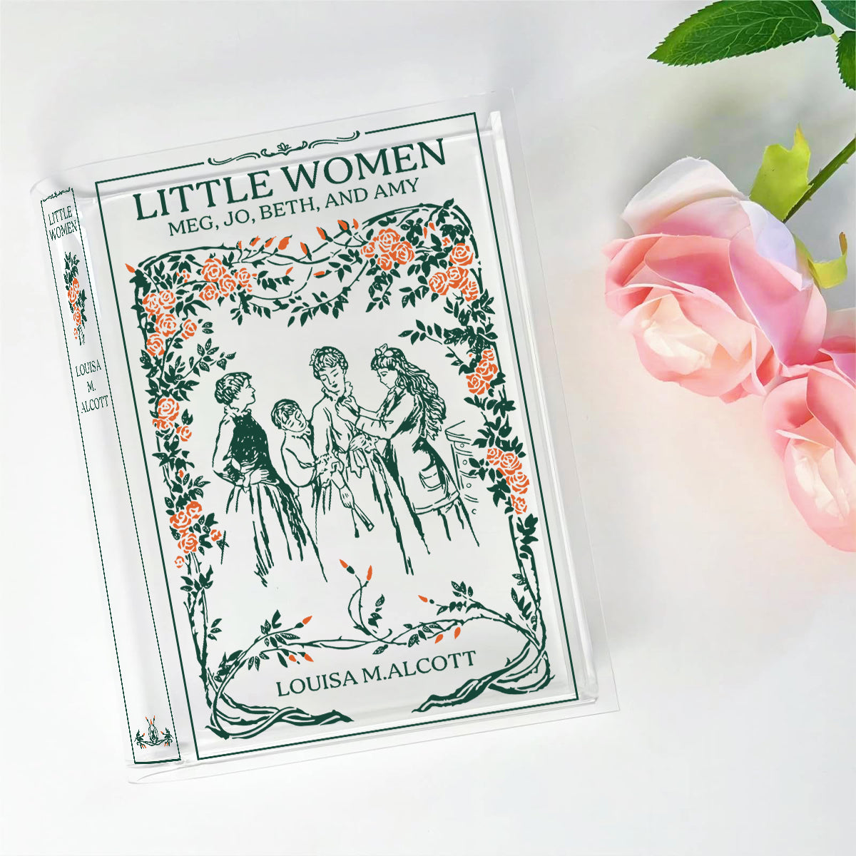 Little Women - Personalized Acrylic Book Vase