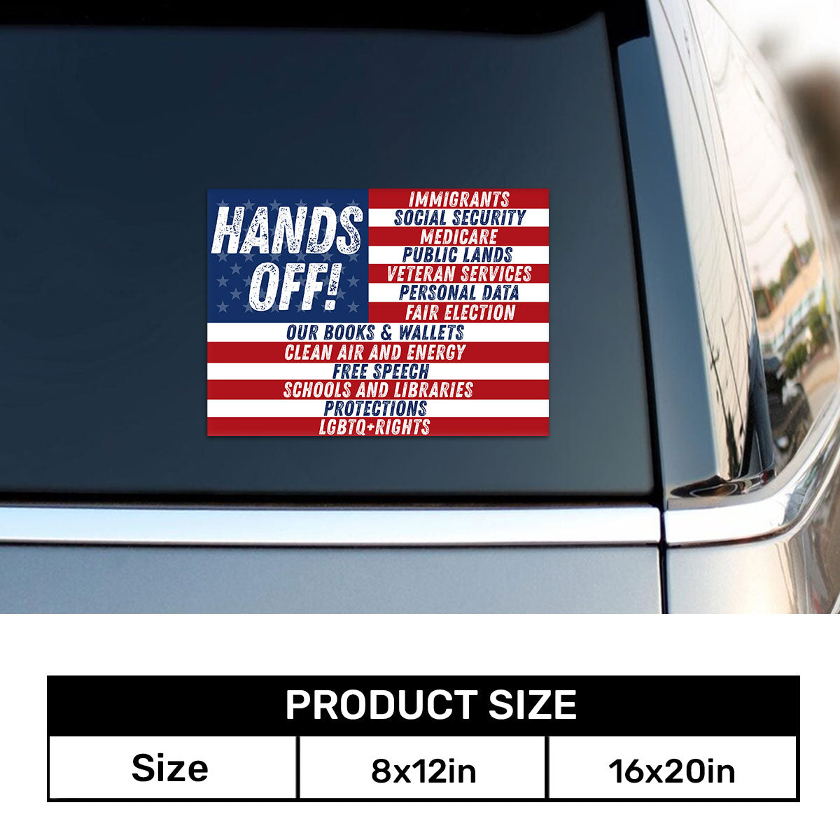 Hands off - Sticker