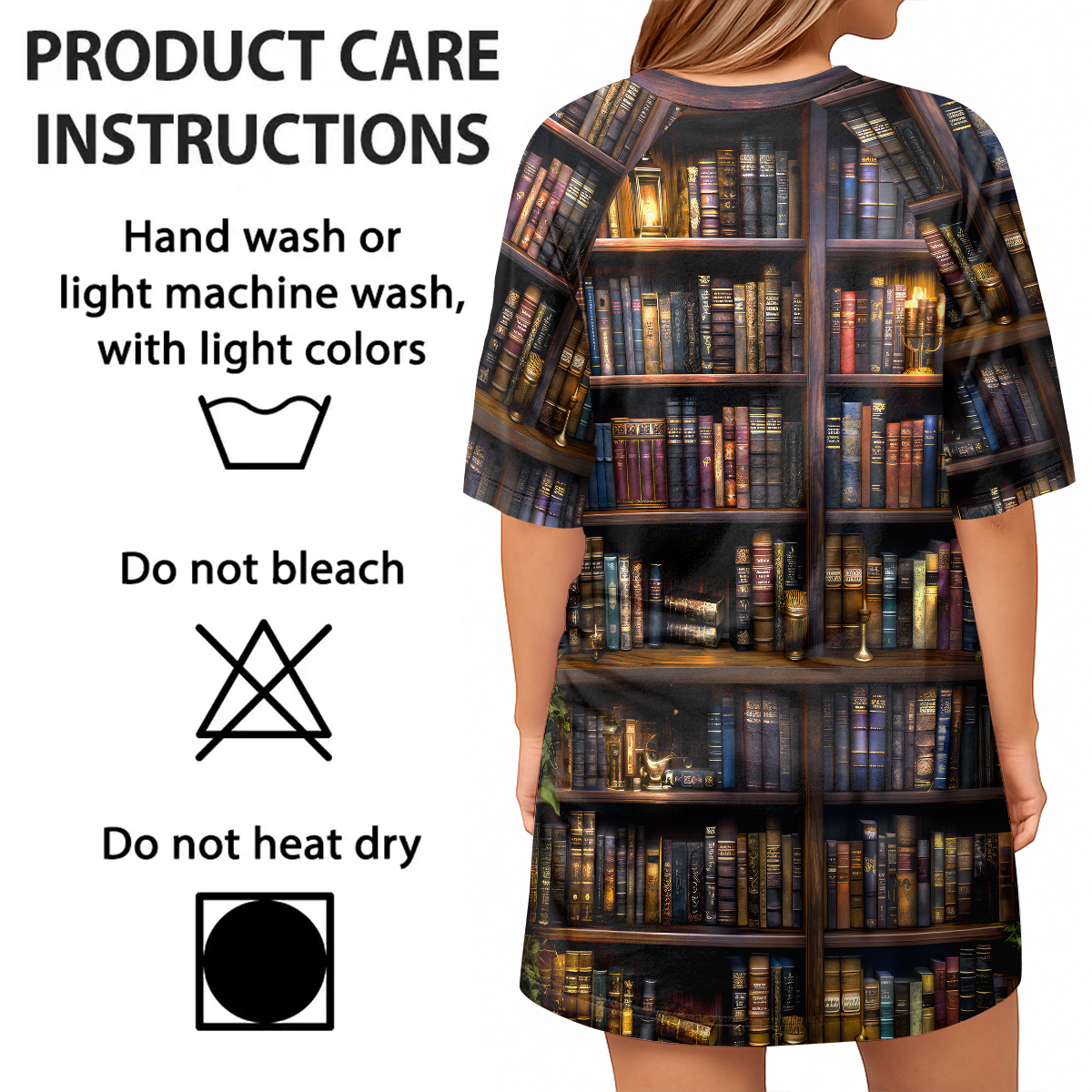 Just A Girl Who Loves Books - Personalized Sleep Tee