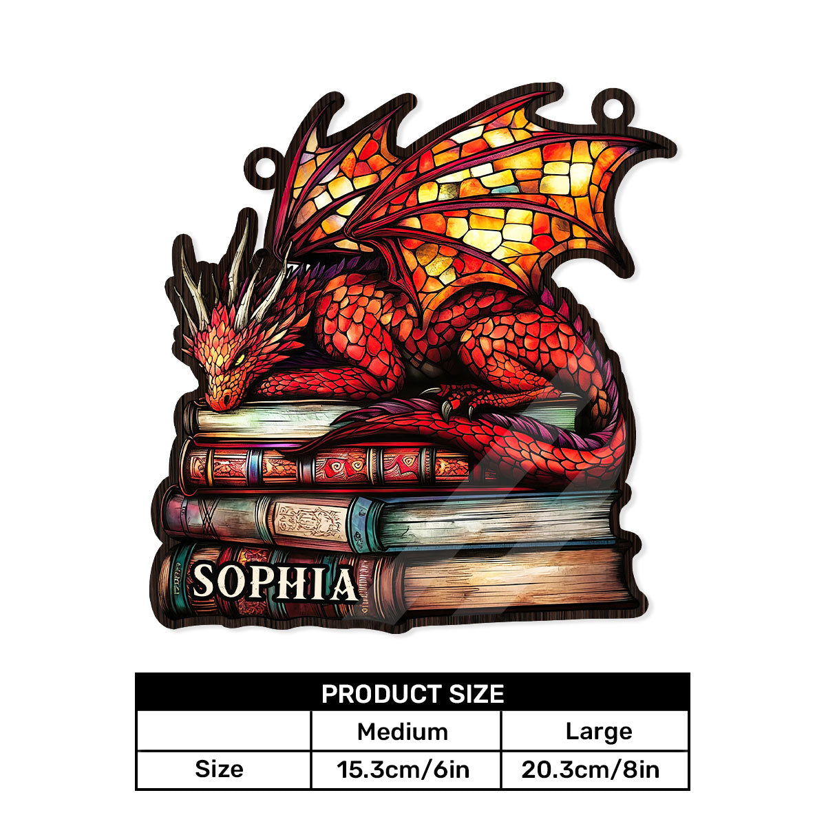 Fantasy Dragon - Personalized Window Hanging Suncatcher