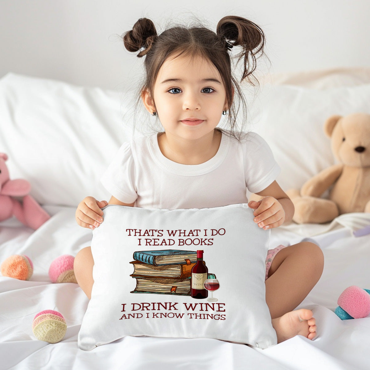 That's What I Do I Read Books I Drink Wine And I Know Things Book Lovers Gift PILS13