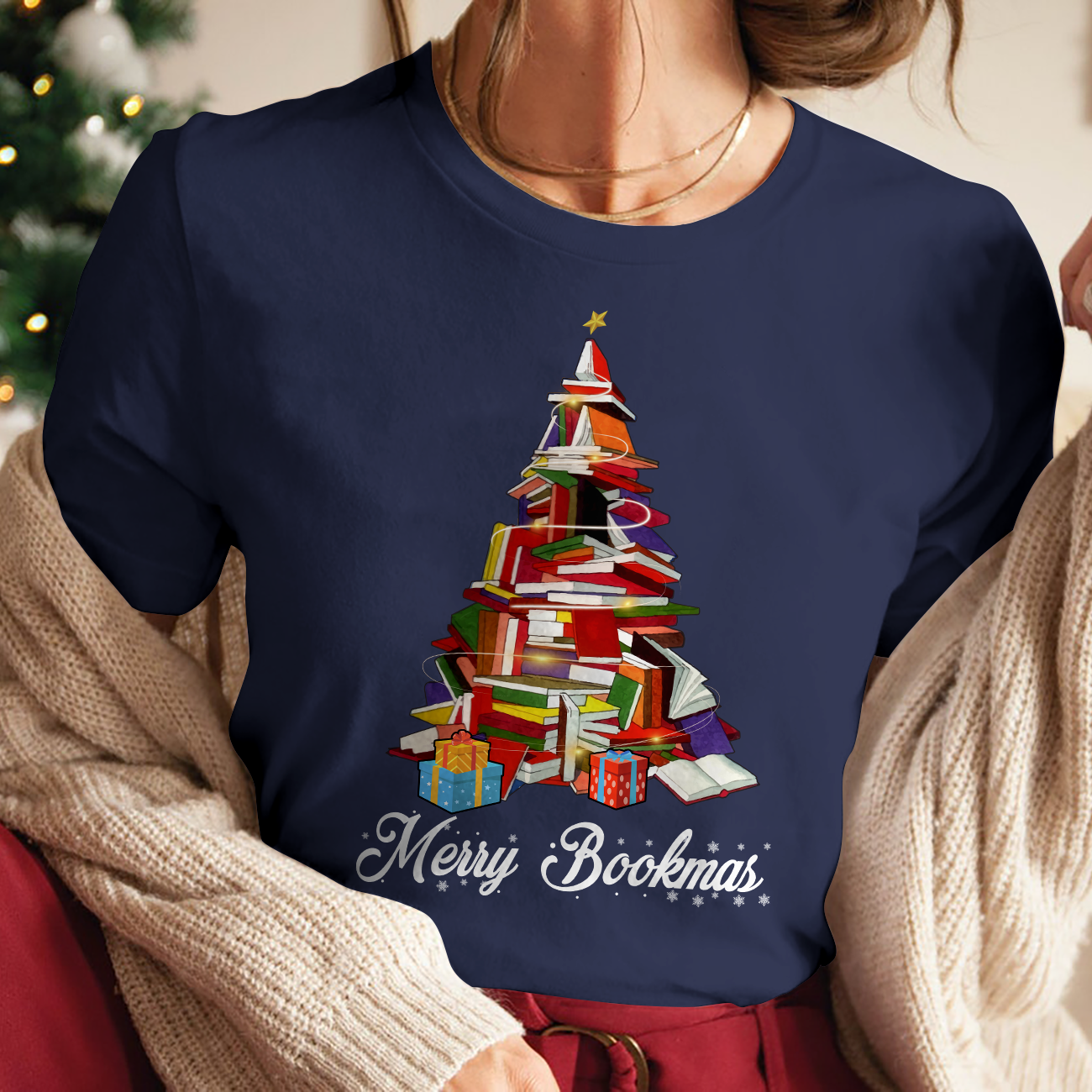 Merry Bookmas Book Lovers Gift TSB248