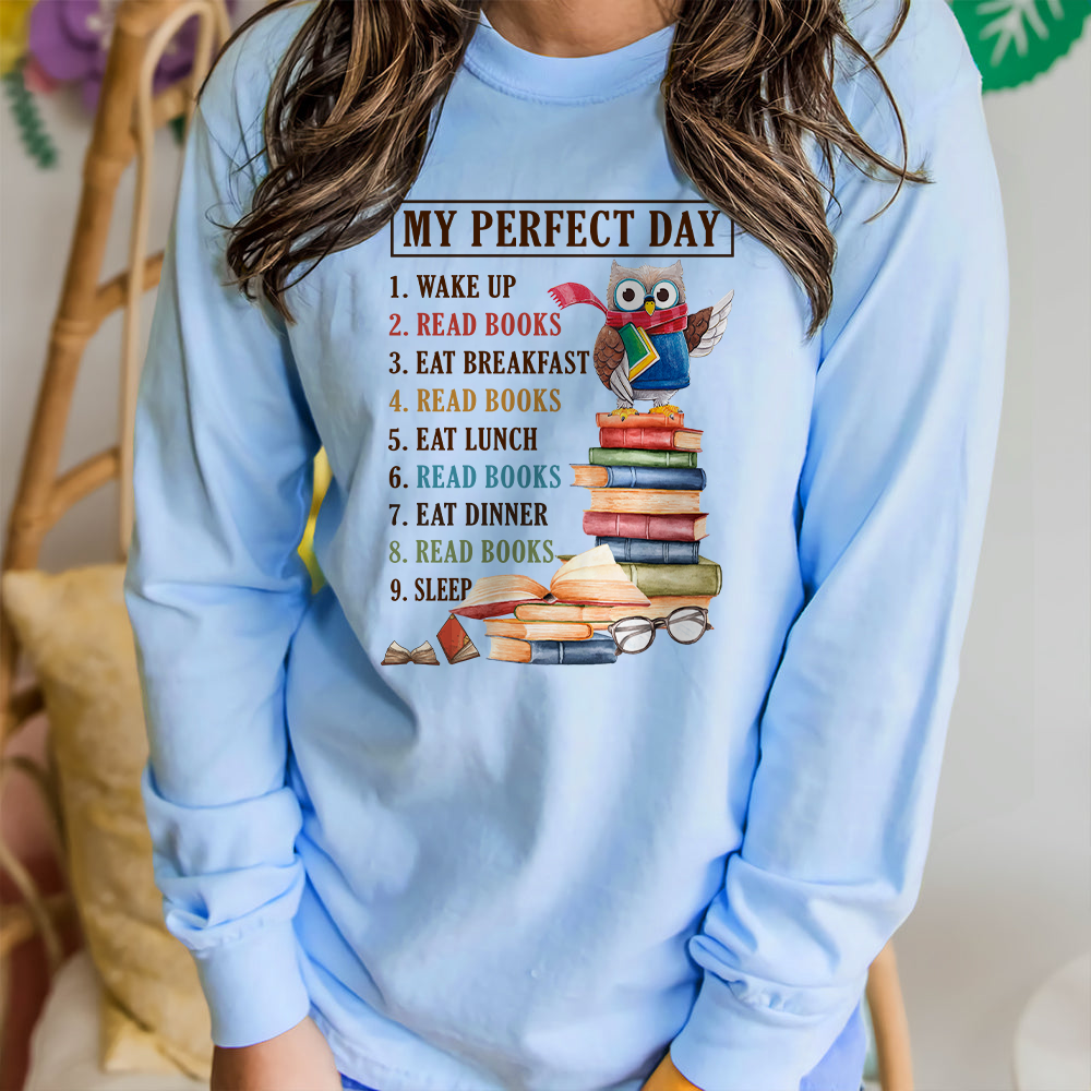 My Perfect Day Book Lovers Gift LSW05