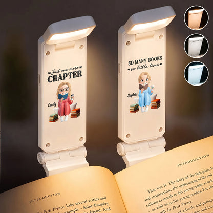 Just A Girl Who Loves Books - Personalized Clip LED Reading Lamp