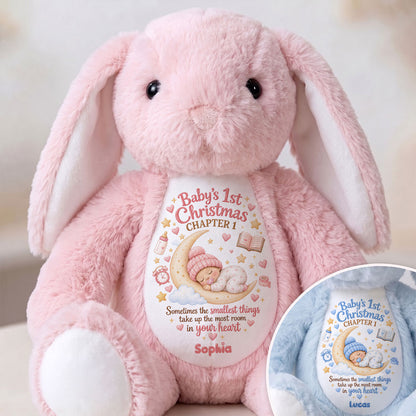 Baby's First Christmas Chapter 1  - Personalized Stuffed Bunny