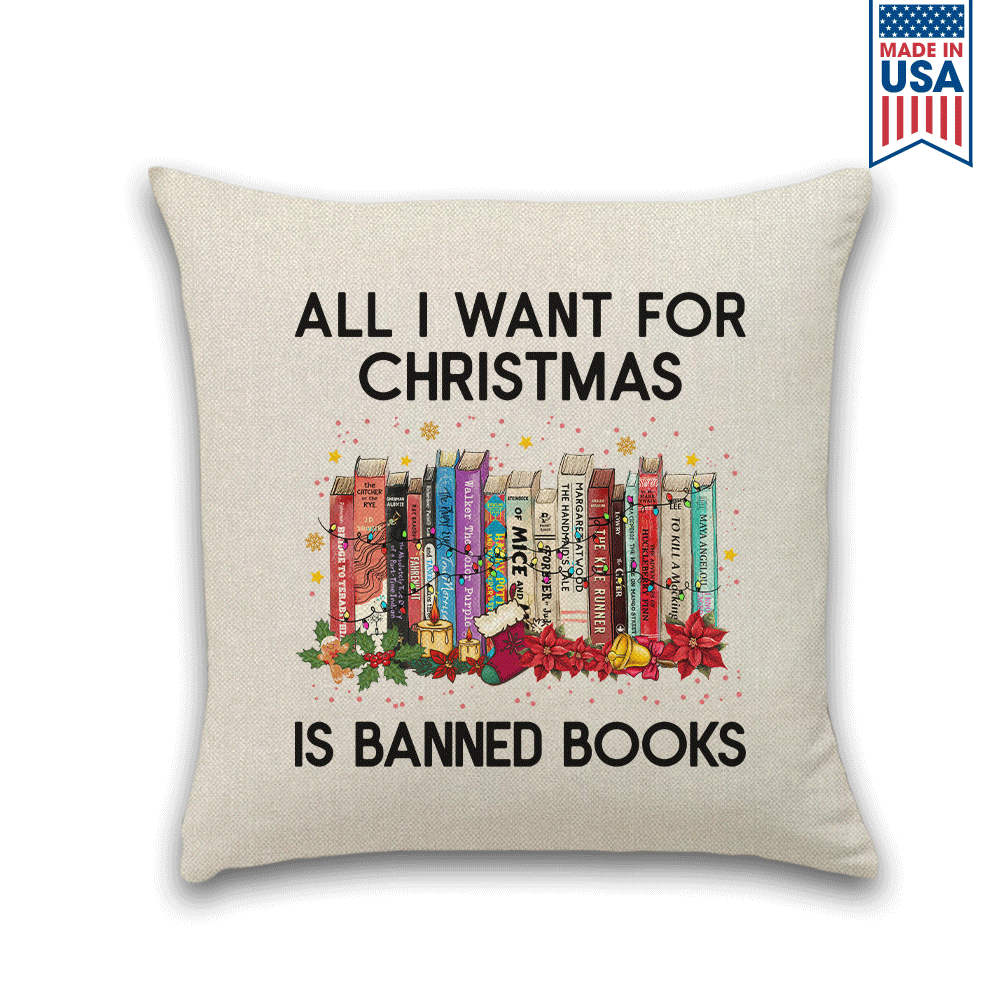 All I Want For Christmas Is Banned Books Book Lovers Gift PIL265