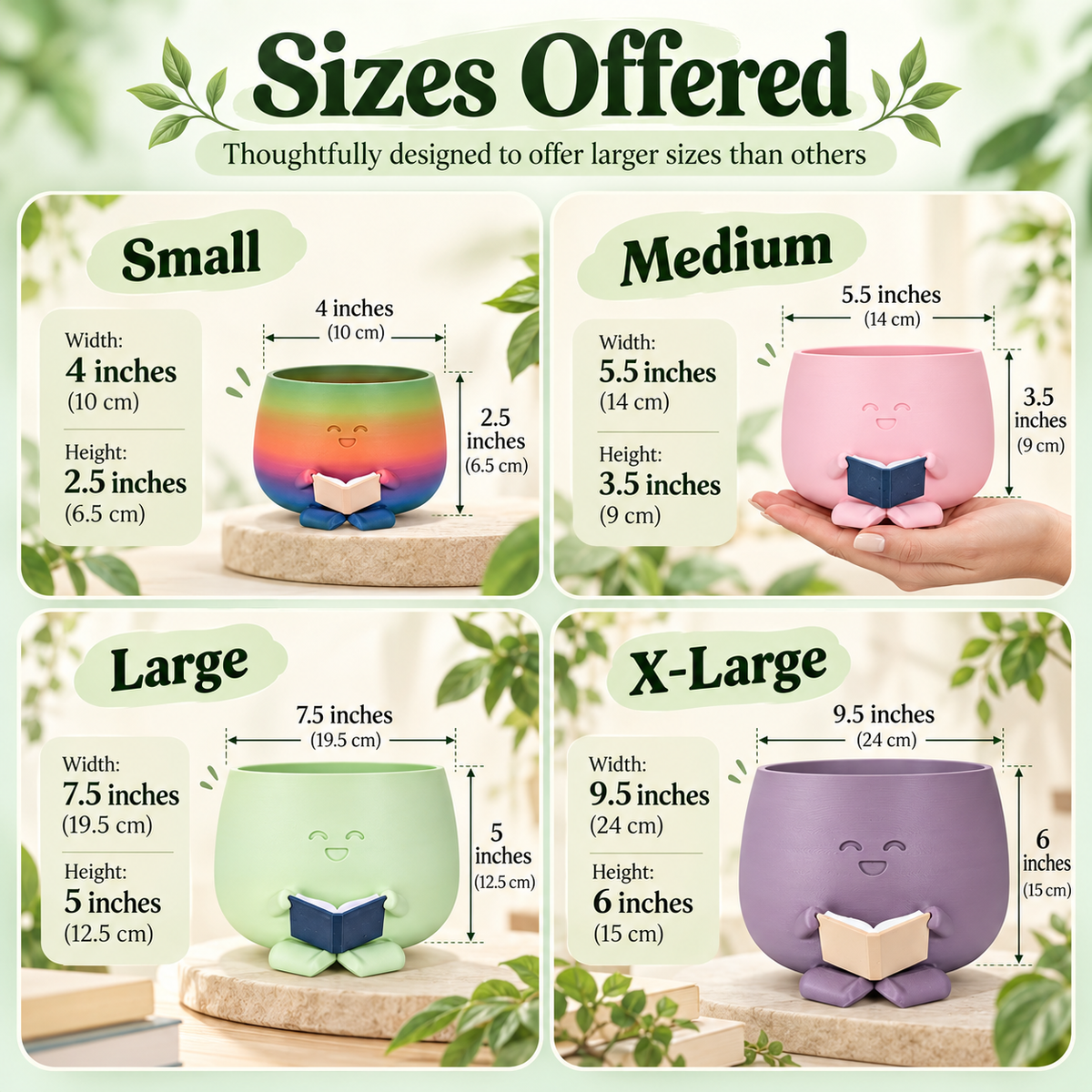 Personalized Cute Planter Book