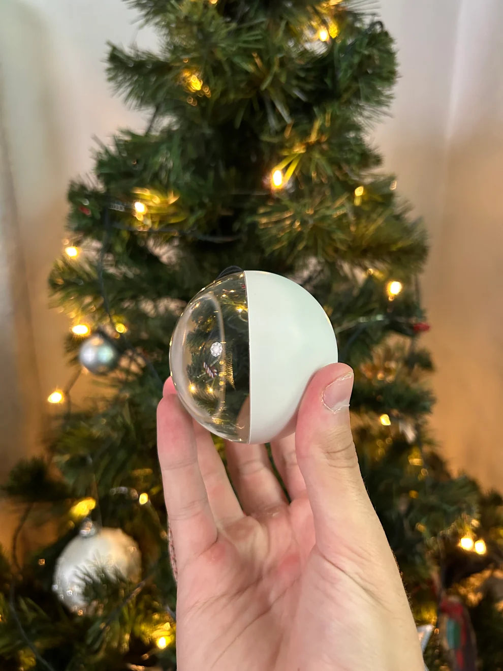 Personalized Memories Orb Ornament Christmas