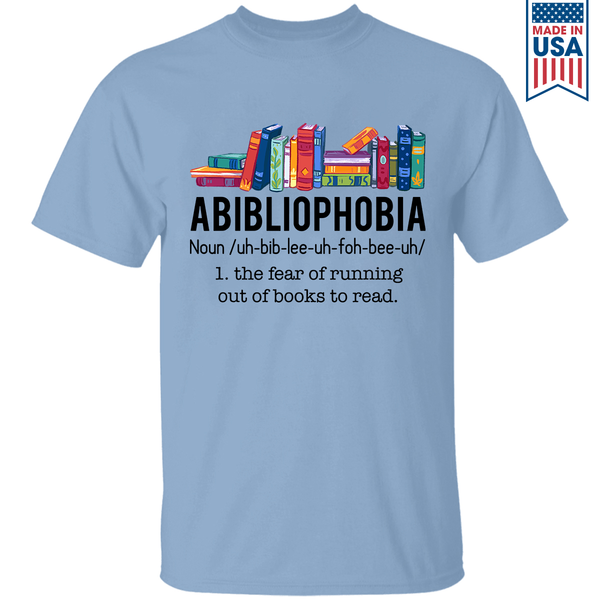 Abibliophobia The Fear Of Running Out Of Books To Read Book Lover Gift ...