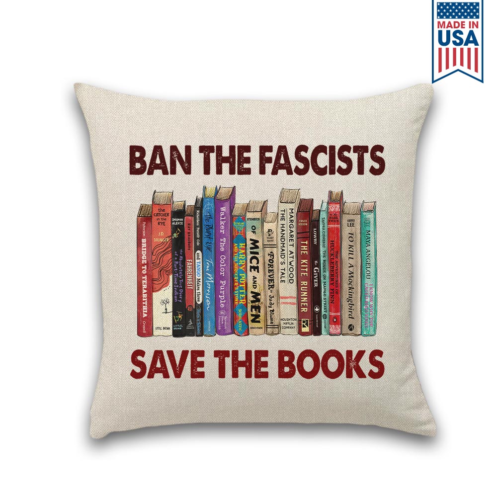 Ban The Fascists Save The Books Book Lovers Gift PIL377